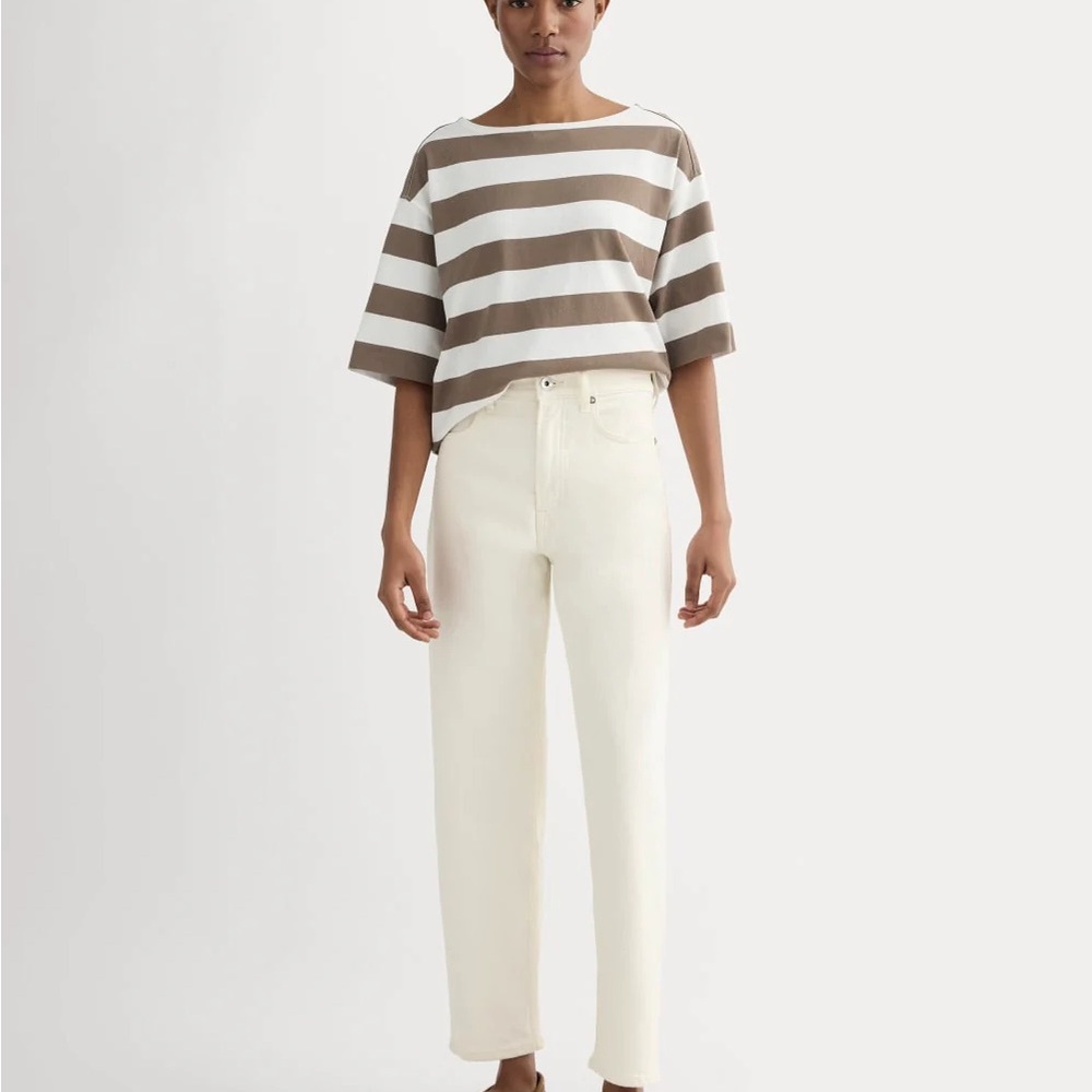 Everlane Cream Straight Leg Women's Jeans
